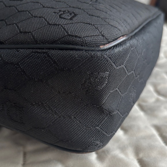 Dior Vintage Black Crossbody Bag with Gold Accents - Picture 6 of 16